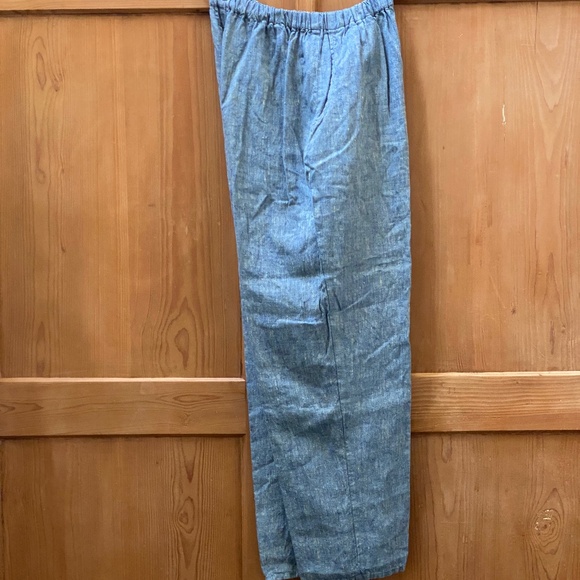 VINTAGE Flax by Jeanne Engelhart Straight Pants Sz L - Picture 1 of 5